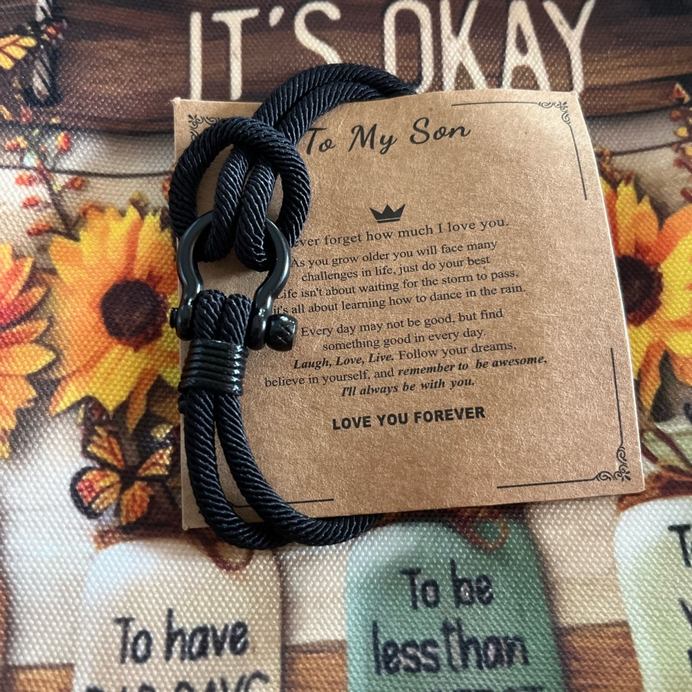 New bundle of 3 son bracelets